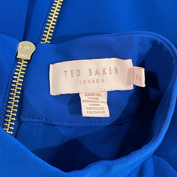 Ted Baker London Torrii Halter Neck Scallop Tunic Dress - Picture 10 of 14